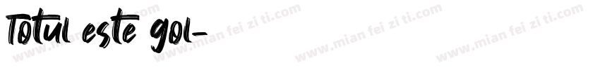 Totul este gol字体转换